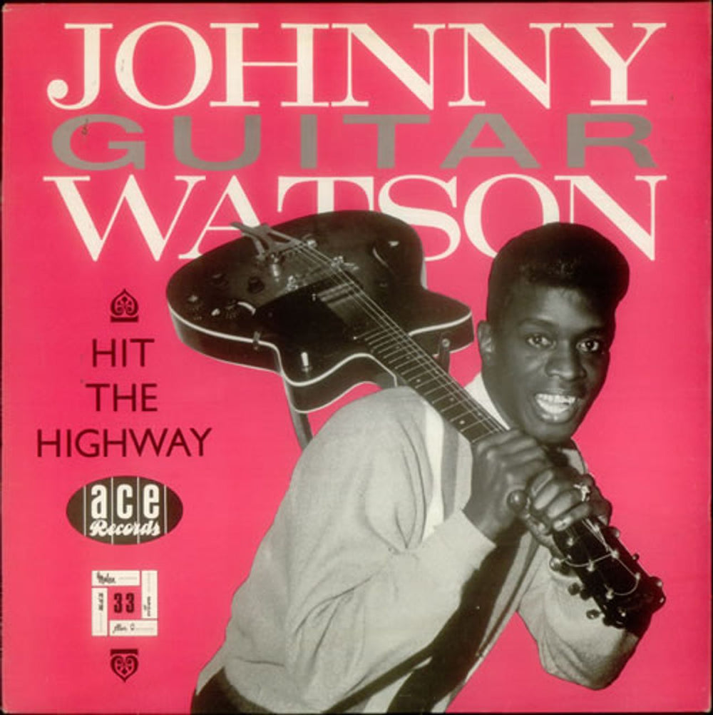 Johnny Guitar Watson Hit The Highway UK vinyl LP album (LP record) CH70