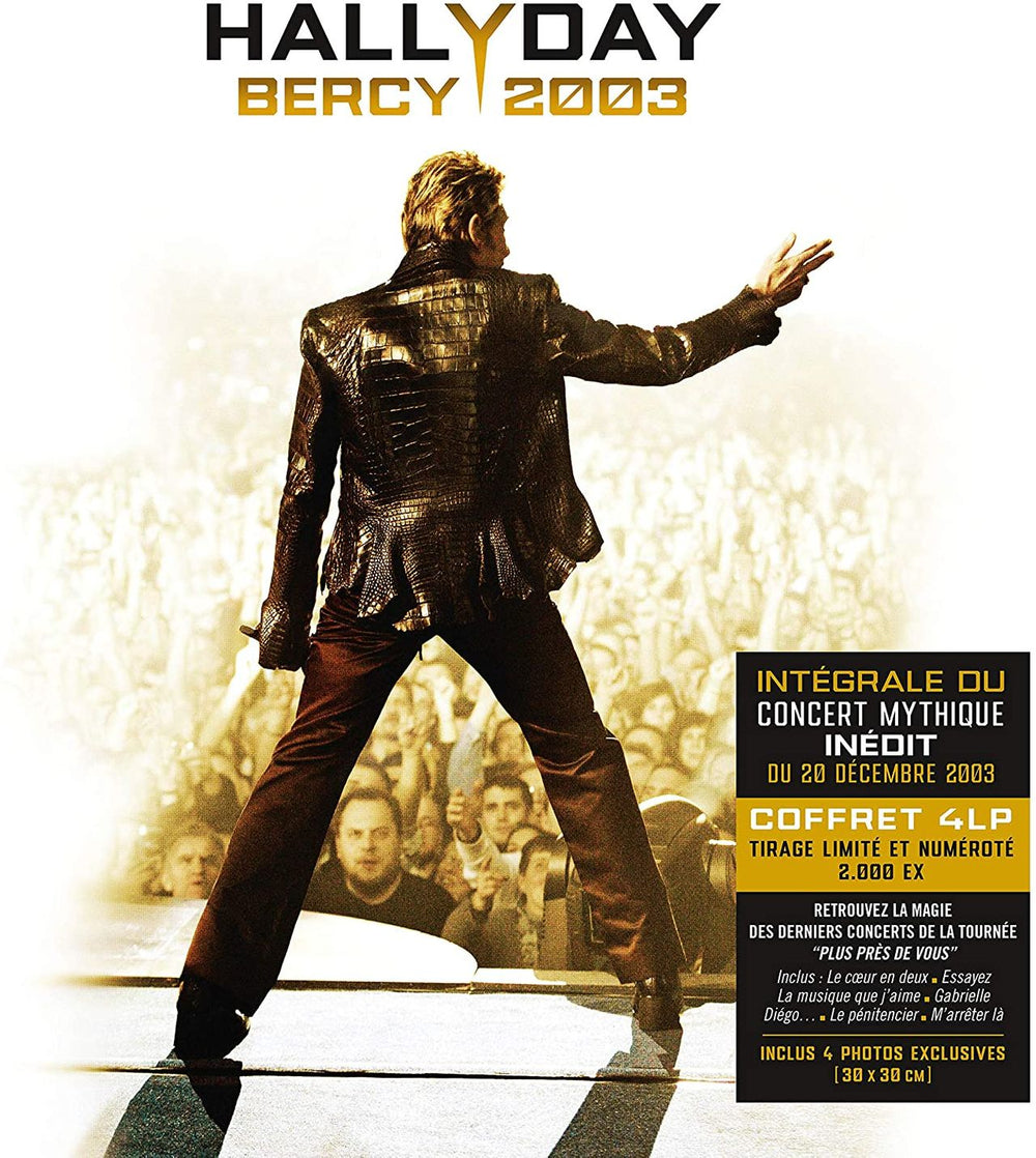 Johnny Hallyday Bercy 2003 - Deluxe Numbered Box - Sealed French Vinyl Box Set 0742012