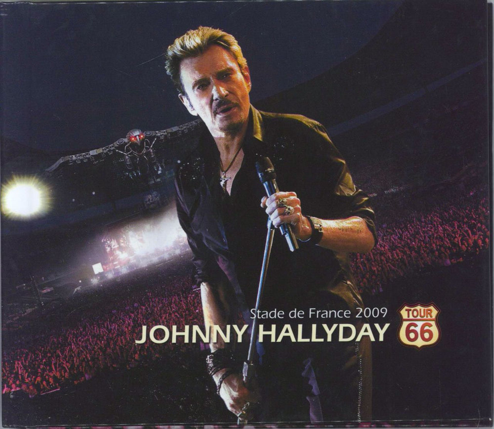 Johnny Hallyday Stade De France 2009 - Tour 66 French 3-CD album set (Triple CD) 2564686894