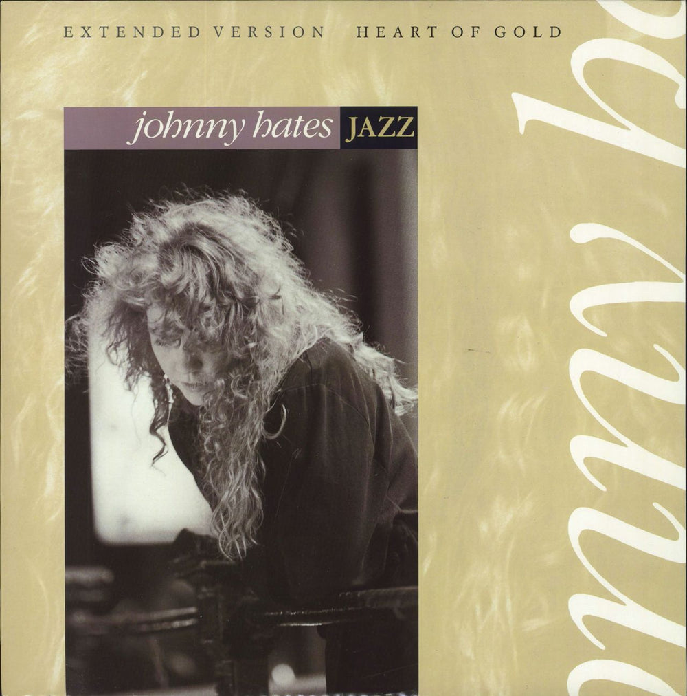 Johnny Hates Jazz Heart Of Gold + Poster UK 12" vinyl single (12 inch record / Maxi-single) VST1045