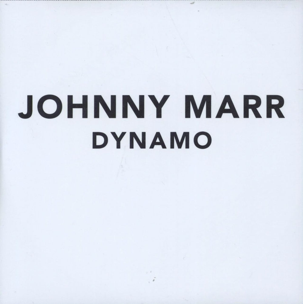 Johnny Marr Dynamo UK Promo CD-R acetate CD-R