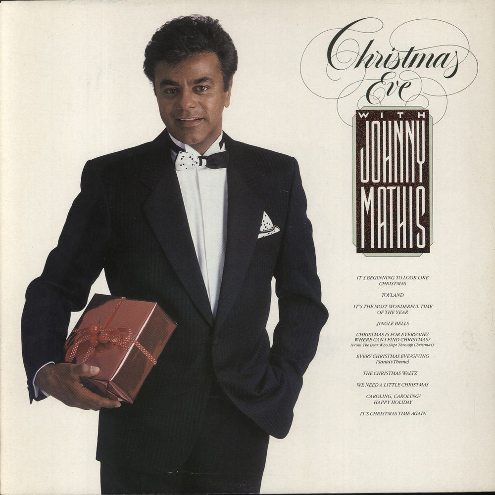 Johnny Mathis Christmas Eve With Johnny Mathis UK vinyl LP album (LP record) 4501441