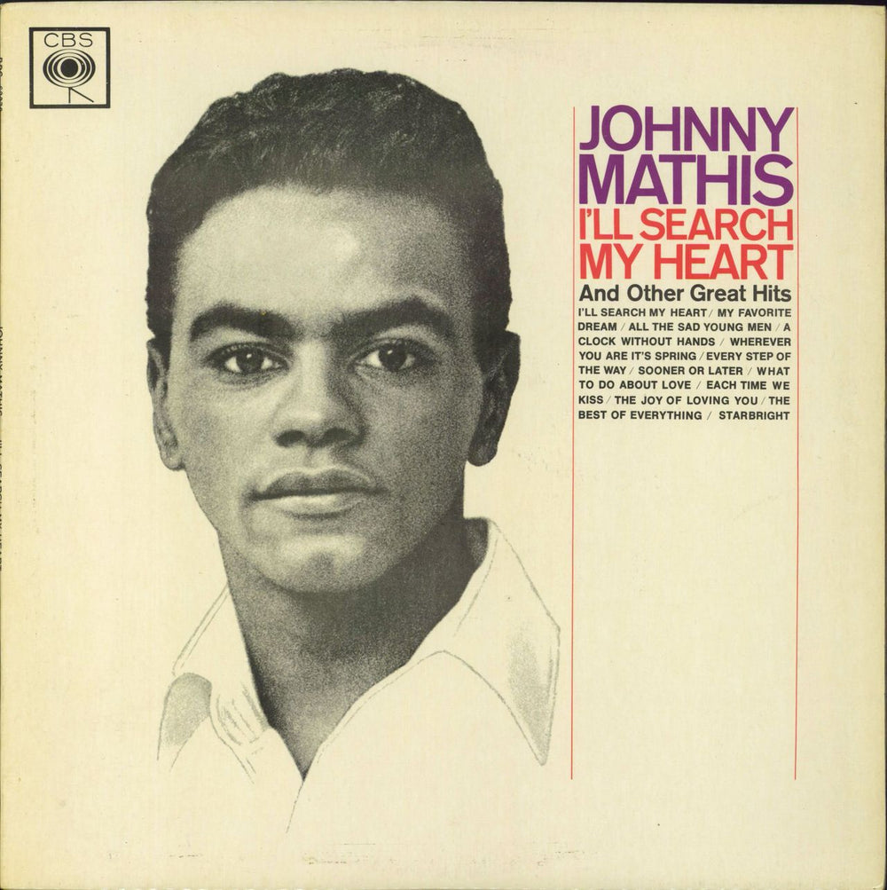 Johnny Mathis I'll Search My Heart UK vinyl LP album (LP record) BPG62270