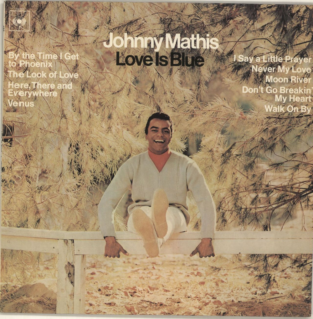 Johnny Mathis Love Is Blue UK vinyl LP album (LP record) 63301