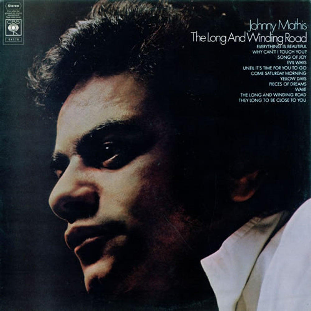 Johnny Mathis The Long And Winding Road UK vinyl LP album (LP record) 64176