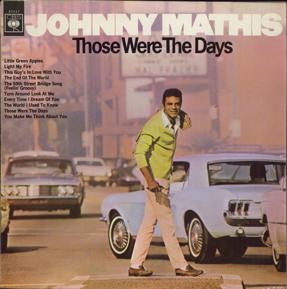 Johnny Mathis Those Were The Days UK vinyl LP album (LP record) 63427