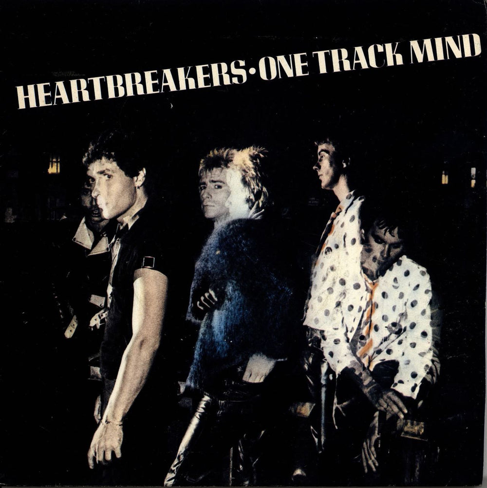 Johnny Thunders & The Heartbreakers One Track Mind - P/S UK 7" vinyl single (7 inch record / 45) 2094137