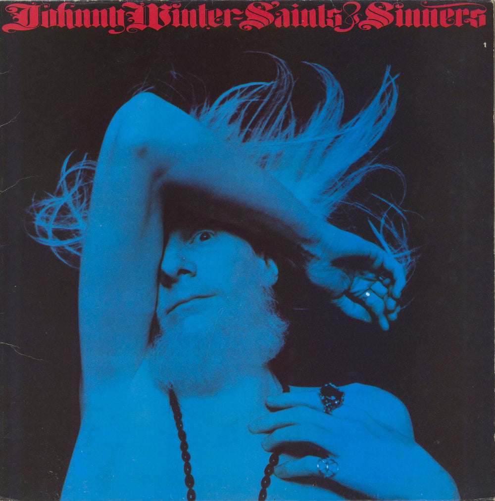 Johnny Winter Saints & Sinners UK vinyl LP album (LP record) S65842