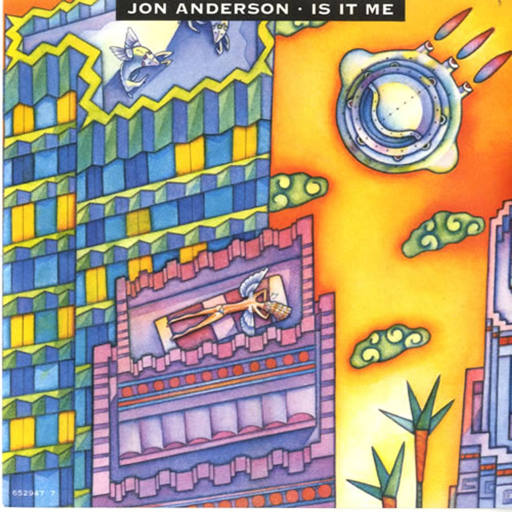 Jon Anderson Is It Me UK 7" vinyl single (7 inch record / 45) 6529477