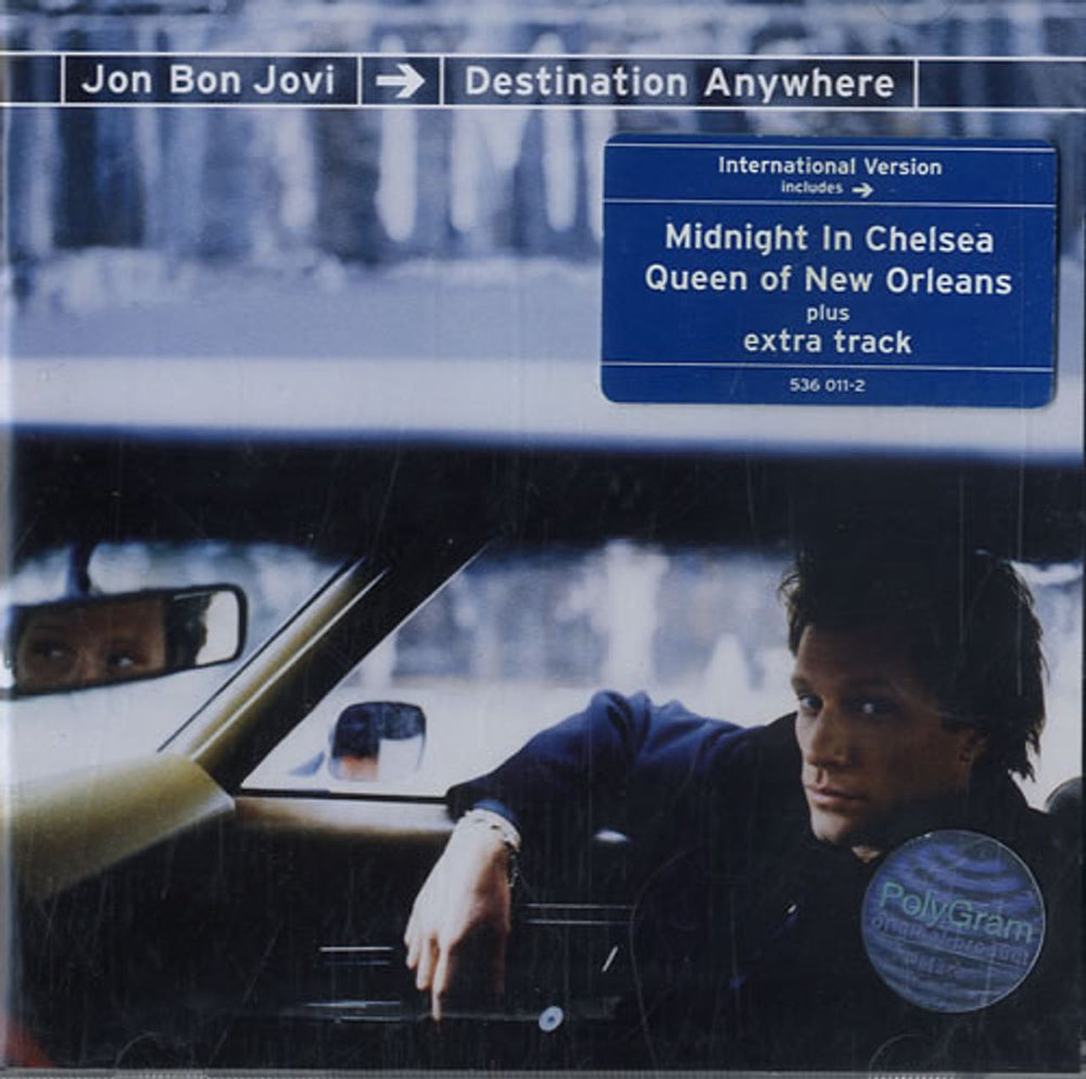 Jon Bon Jovi Destination Anywhere UK CD album (CDLP) 536011-2