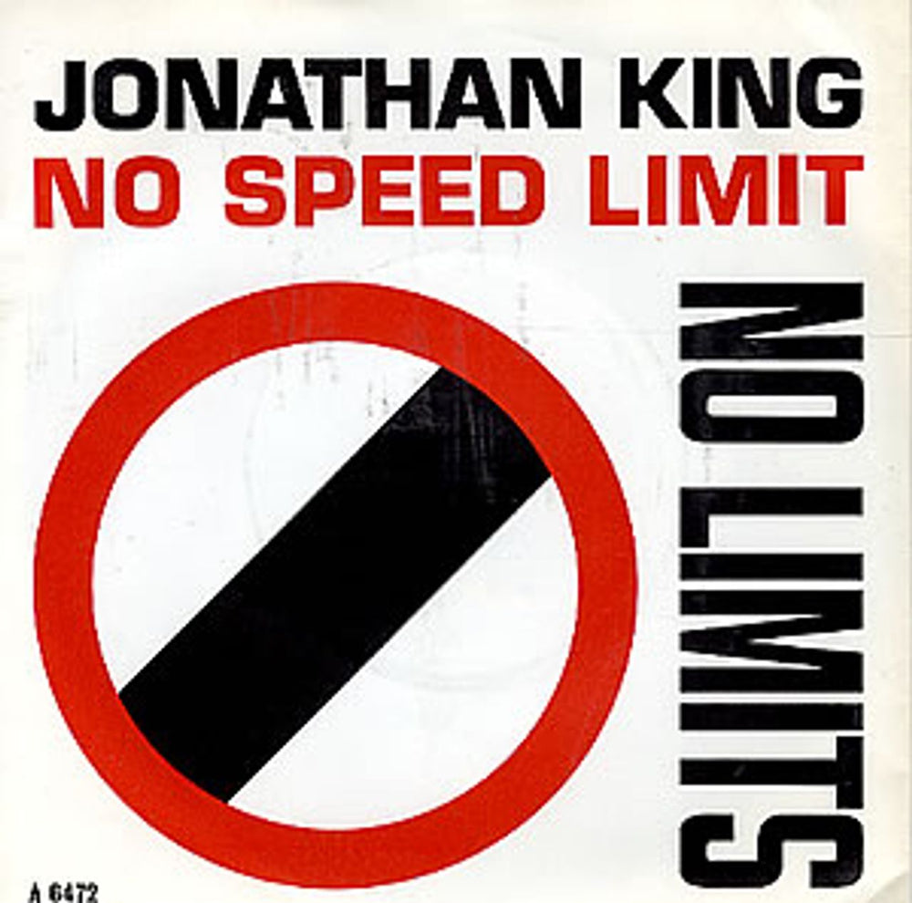 Jonathan King No Speed Limit UK 7" vinyl single (7 inch record / 45) A6472