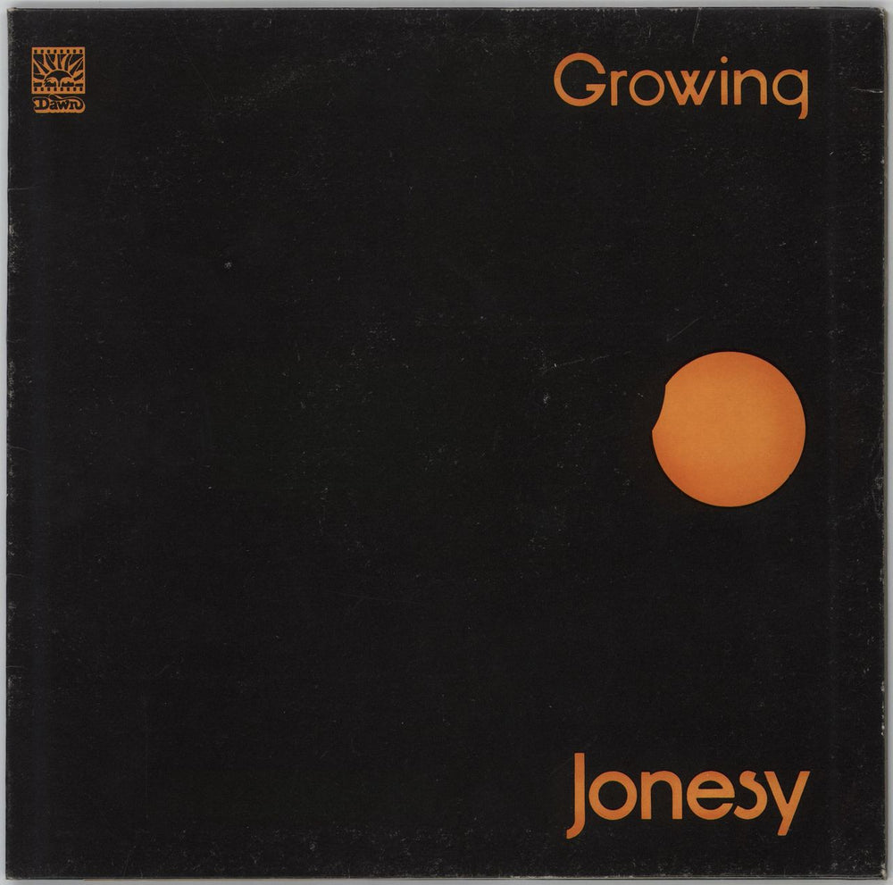 Jonesy Growing UK vinyl LP album (LP record) DNLS3055