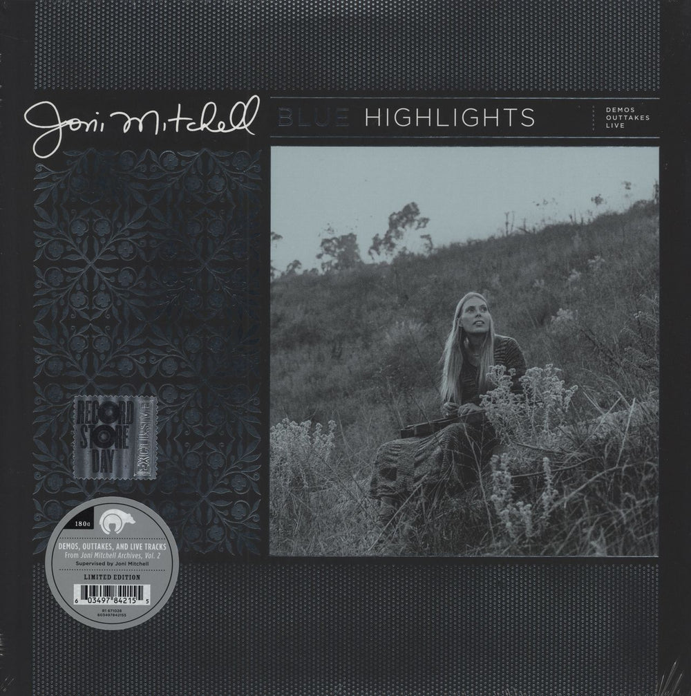 Joni Mitchell Blue Highlights - RSD 2022 - Foil Embossed Sleeve - Sealed UK vinyl LP album (LP record) R1671028