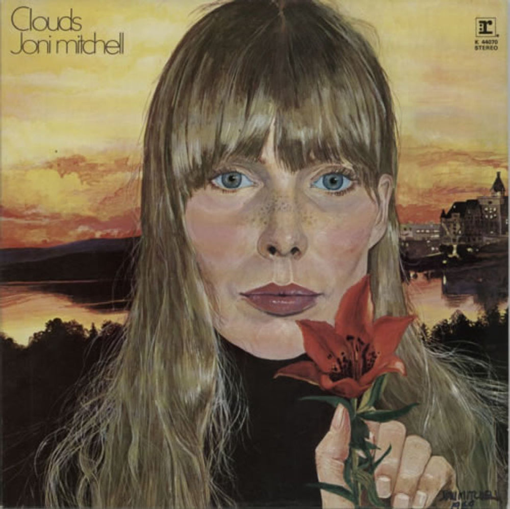 Joni Mitchell Clouds - 2nd UK vinyl LP album (LP record) K44070