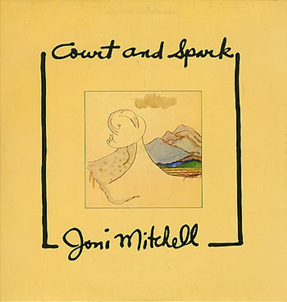 Joni Mitchell Court And Spark UK vinyl LP album (LP record) SYLA8756