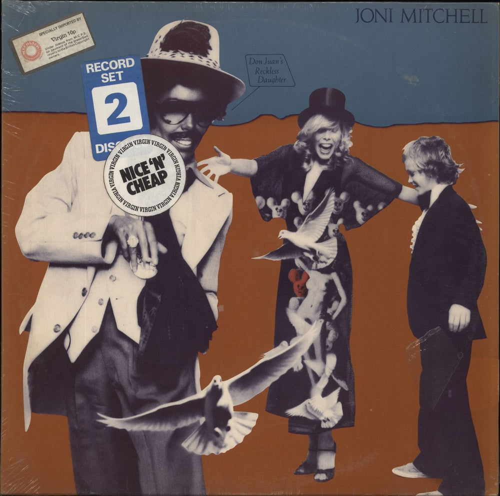 Joni Mitchell Don Juan's Reckless Daughter - Sealed US 2-LP vinyl record set (Double LP Album) BB-701