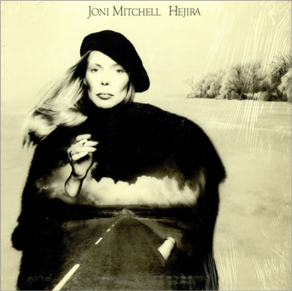 Joni Mitchell Hejira - 2nd US vinyl LP album (LP record) 7E-1087