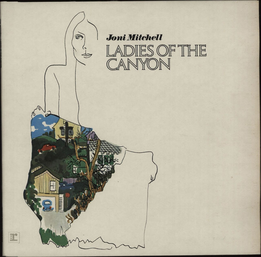 Joni Mitchell Ladies Of The Canyon - 2nd UK vinyl LP album (LP record) RSLP6376