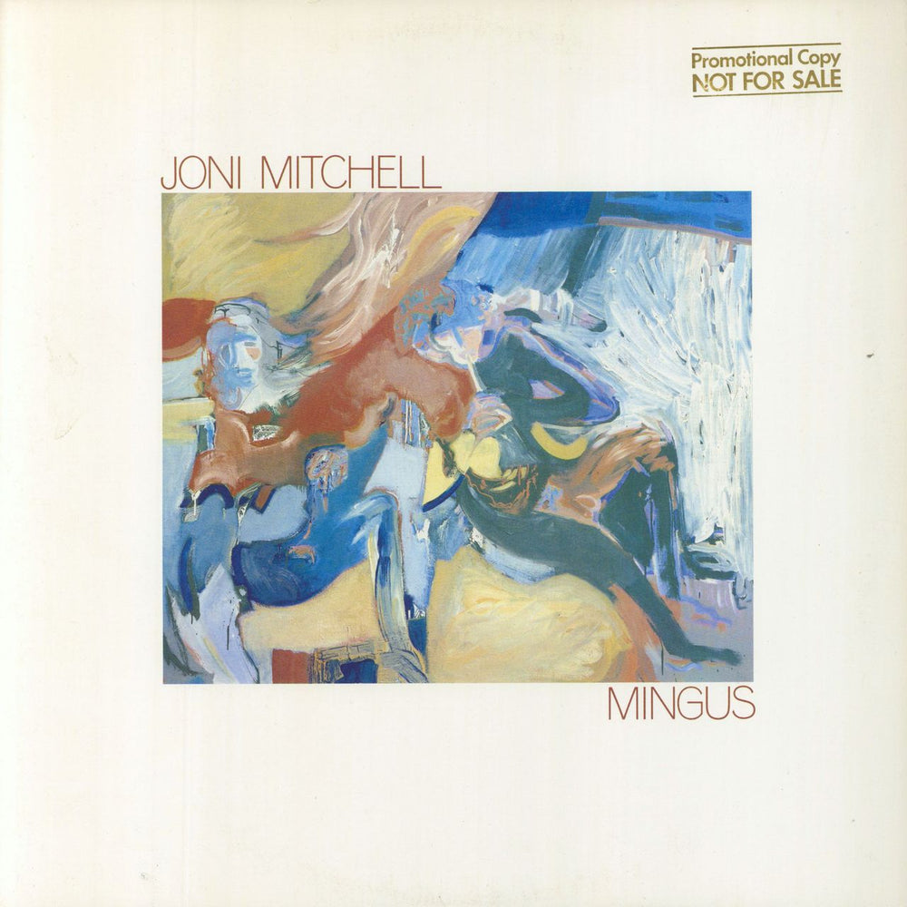 Joni Mitchell Mingus - White Label + Promo Stamped US Promo vinyl LP album (LP record) 5E-505