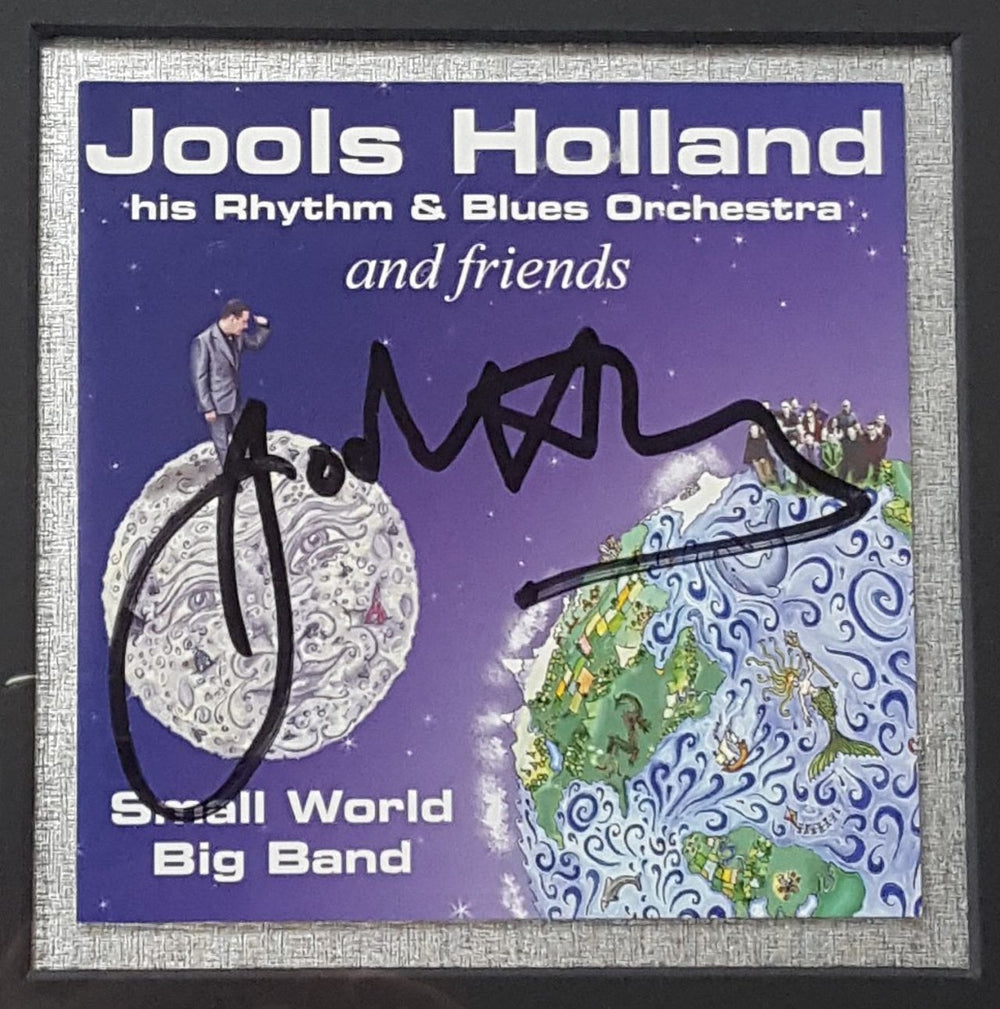 Jools Holland Small World Big Band - Autographed UK award disc JOOAWSM333046