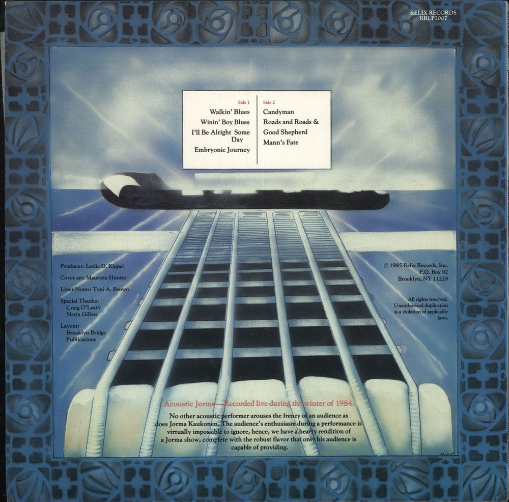 Jorma Kaukonen Magic - Red Vinyl US vinyl LP album (LP record)