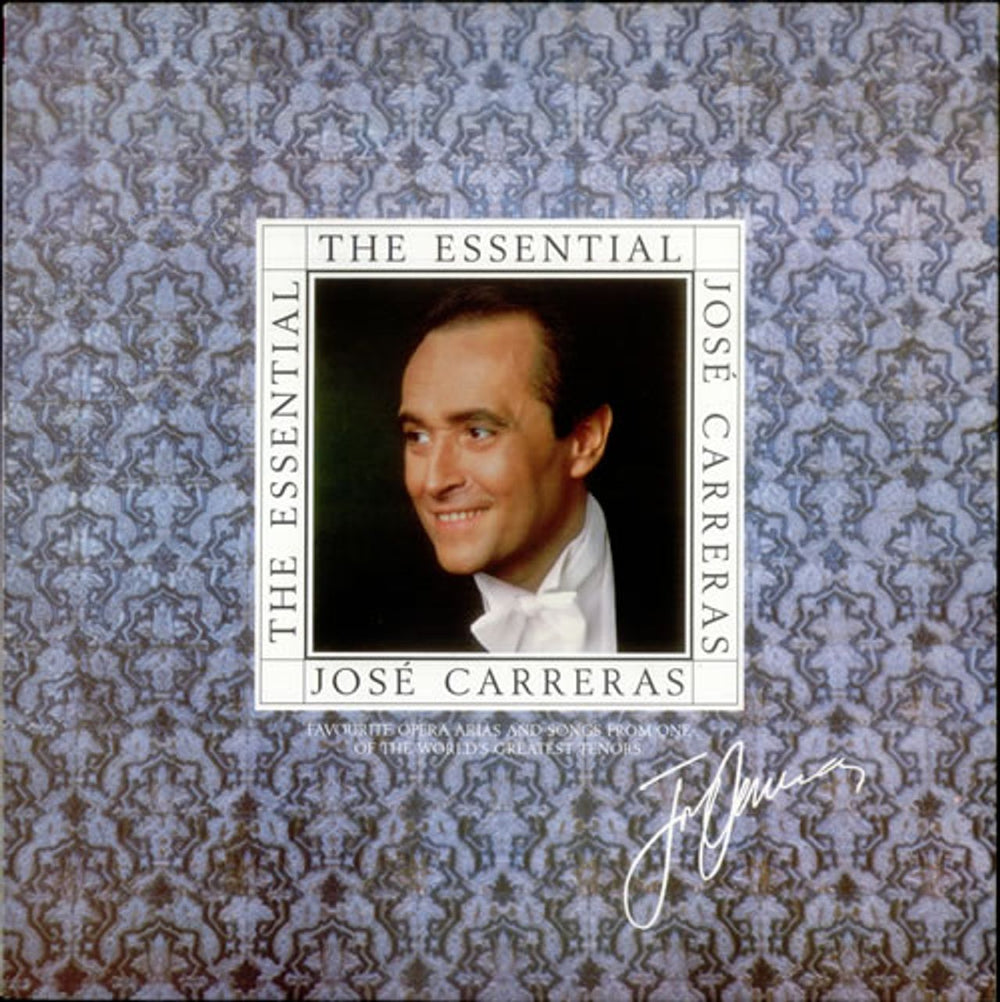 José Carreras The Essential Jose Carreras UK vinyl LP album (LP record) 432692-1