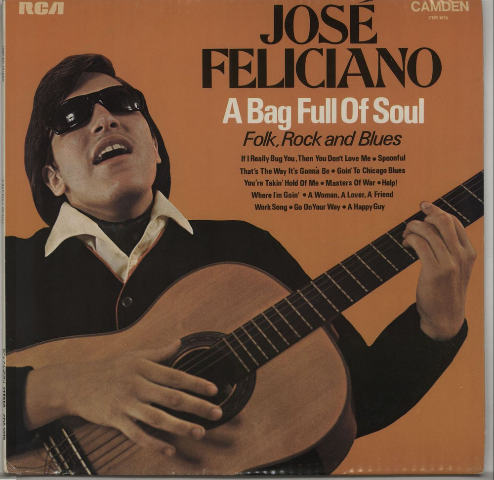 José Feliciano A Bag Full Of Soul UK vinyl LP album (LP record) CDS1079