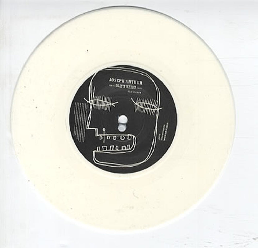 Joseph Arthur Can't Exist - White Vinyl + Sticker UK 7" vinyl single (7 inch record / 45) -JA07CA329461