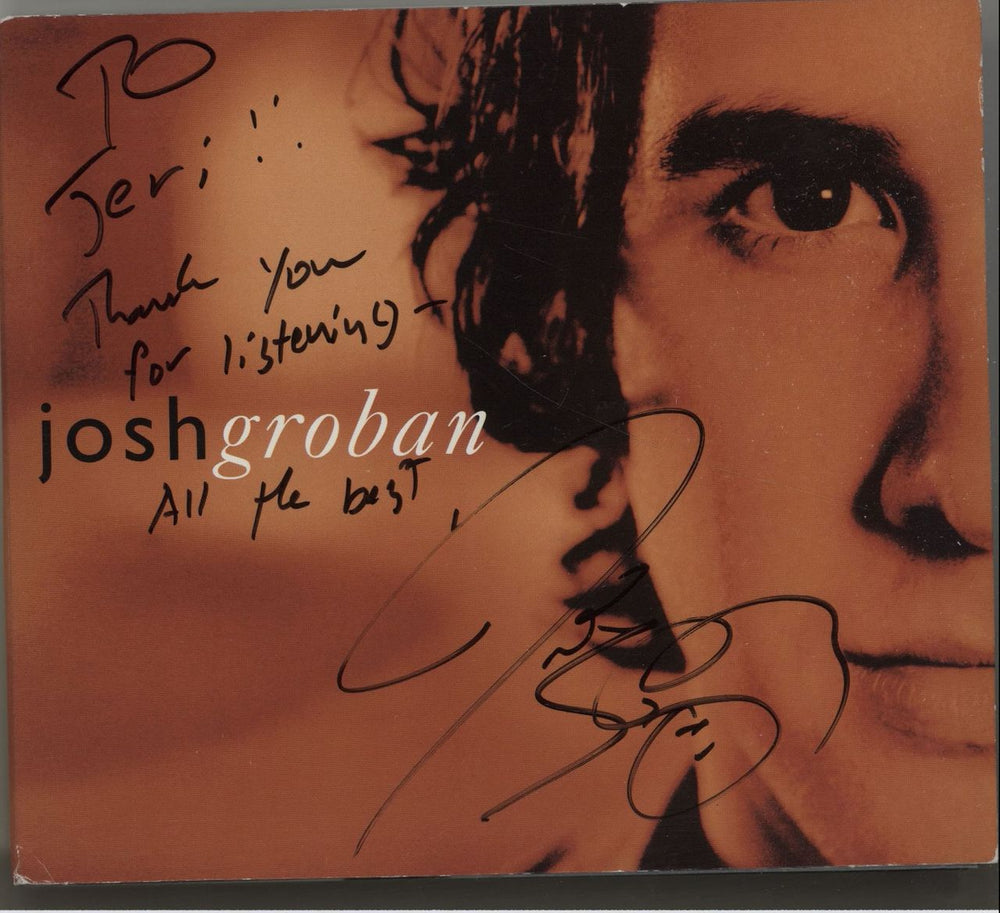 Josh Groban Closer - Autographed US Promo 2-disc CD/DVD set 48606-2