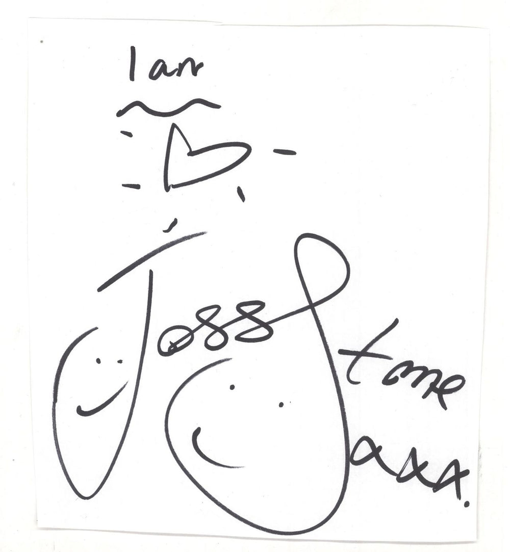 Joss Stone Autograph UK memorabilia AUTOGRAPH