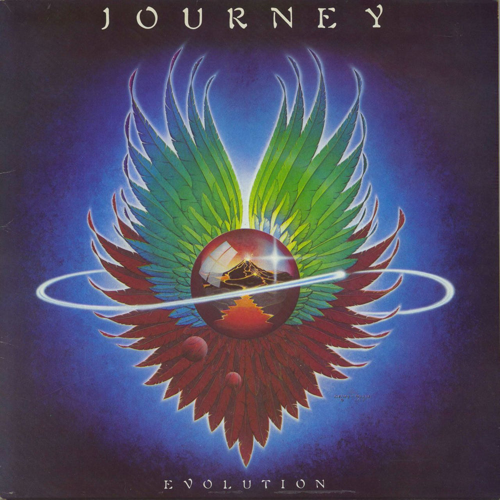 Journey Evolution UK vinyl LP album (LP record) 32342