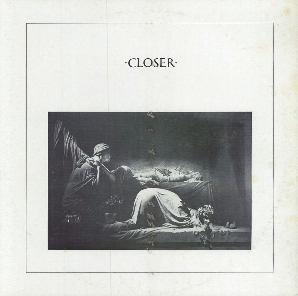 Joy Division Closer - EX Italian vinyl LP album (LP record) FACT25