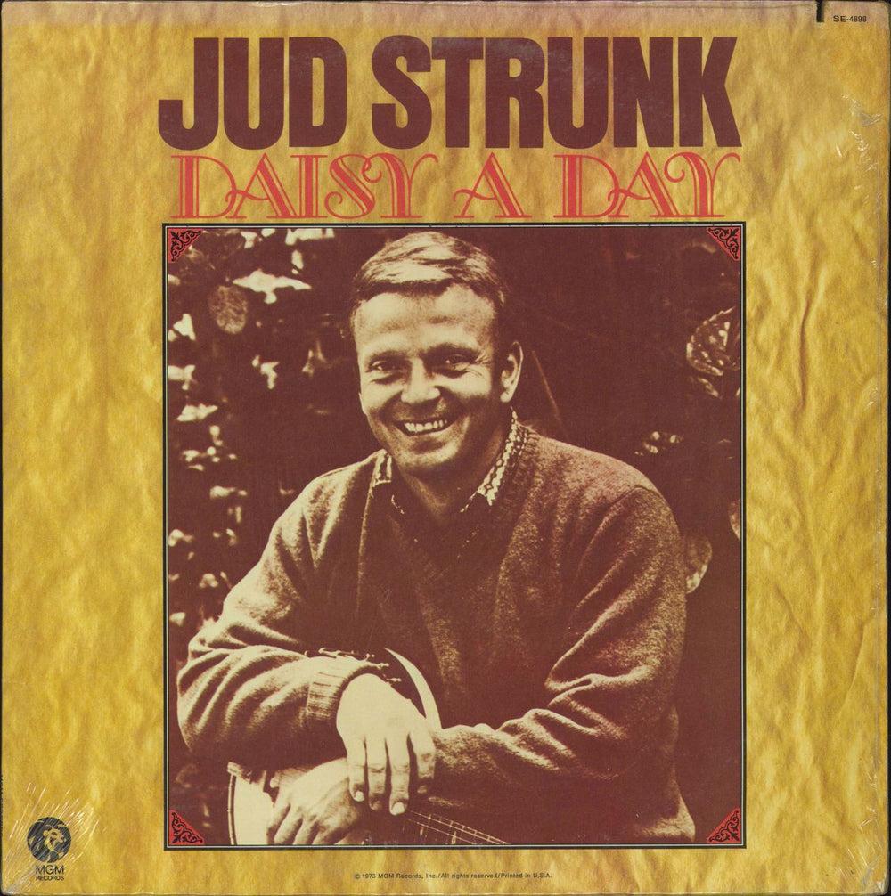 Jud Strunk Daisy A Day - Open Shrink US vinyl LP album (LP record) SE-4898