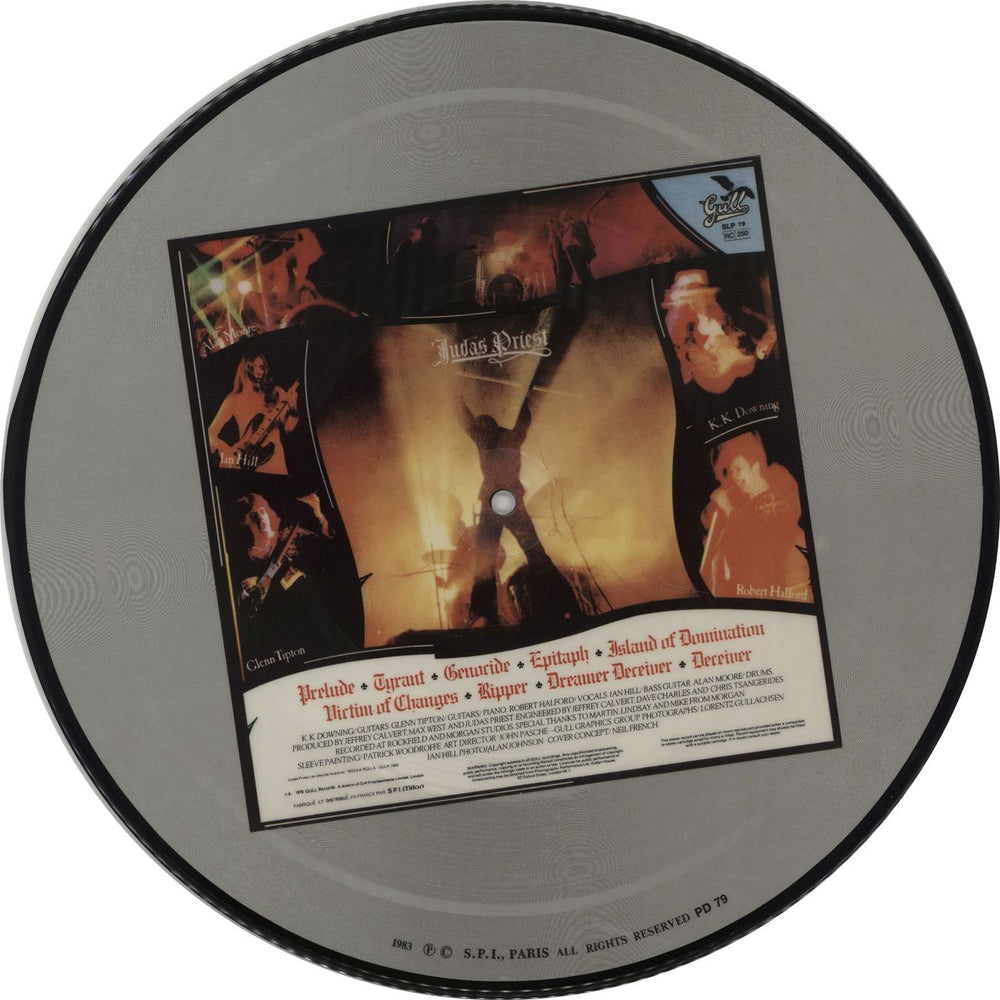 Judas Priest Rocka Rolla - Mispress French picture disc LP (vinyl picture disc album) JUDPDRO667406