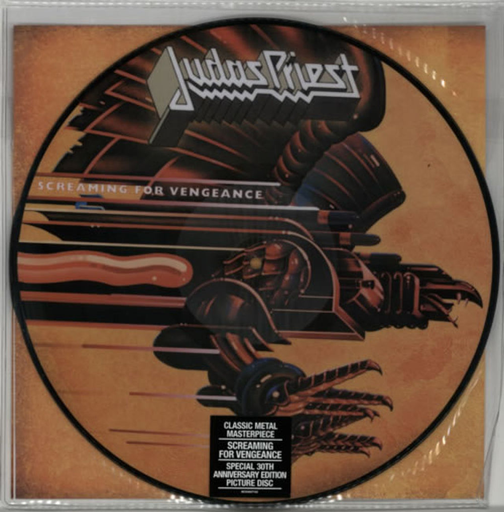 Judas Priest Screaming For Vengeance US picture disc LP (vinyl picture disc album) 88725450771S2