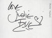 Judie Tzuke Autograph UK memorabilia AUTOGRAPH