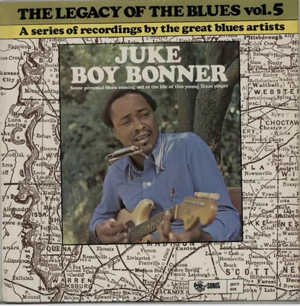 Juke Boy Bonner The Legacy Of The Blues Volume 5 UK vinyl LP album (LP record) SNTF634