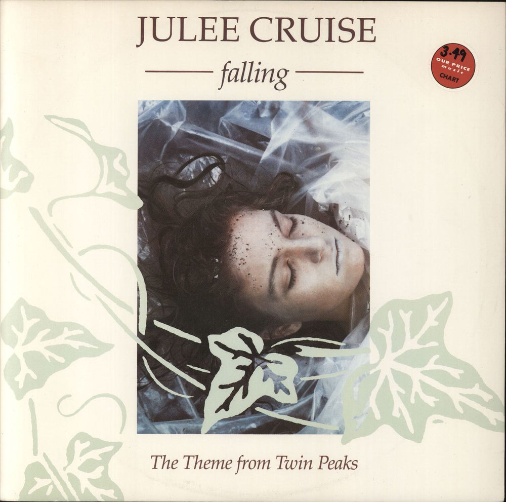 Julee Cruise Falling - price stickered p/s UK 12" vinyl single (12 inch record / Maxi-single) W9544T