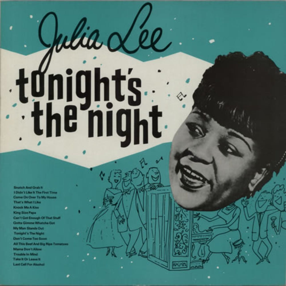 Julia Lee Tonight's The Night UK vinyl LP album (LP record) CRB1039