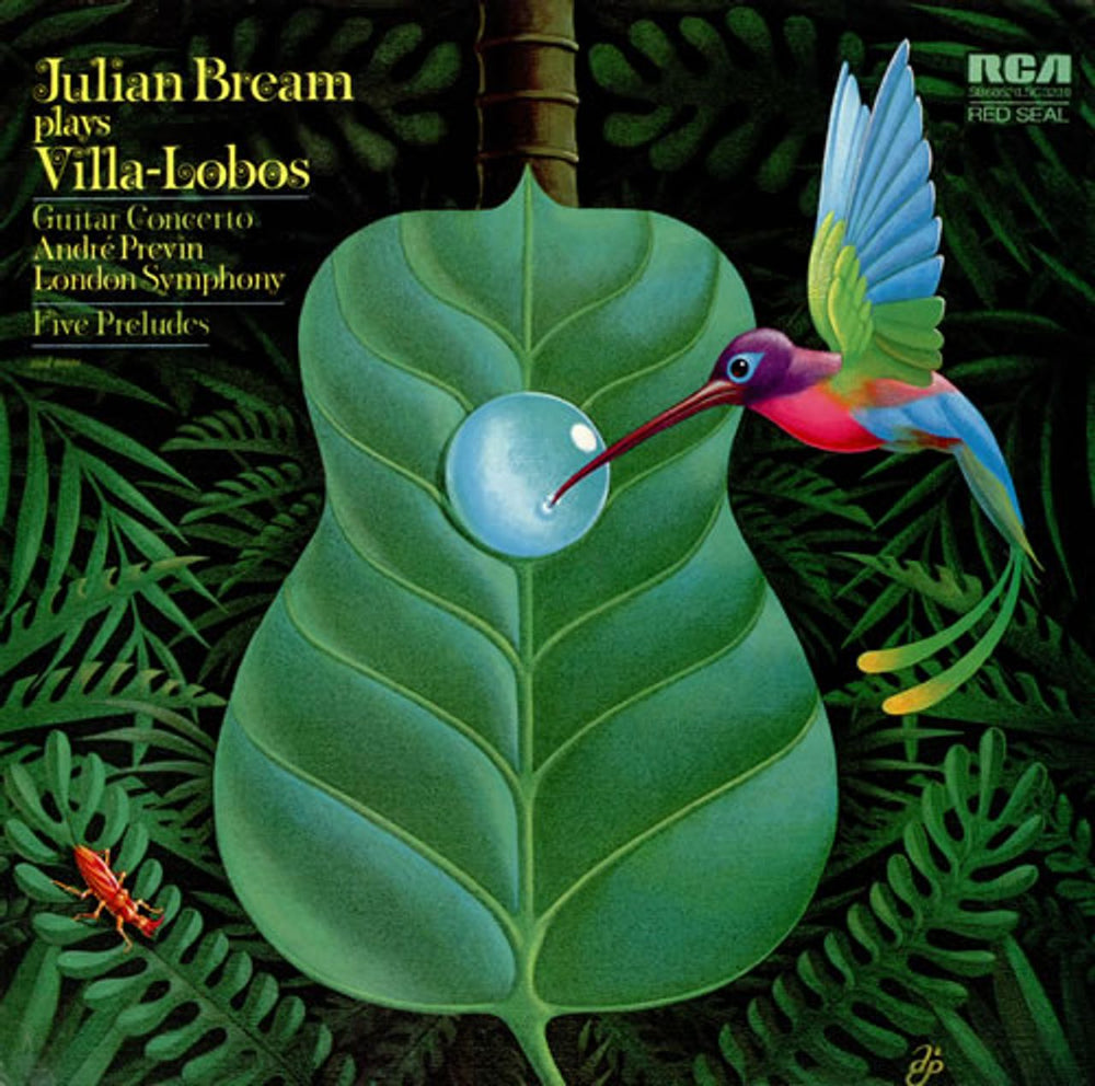 Julian Bream Julian Bream Plays Villa-Lobos UK vinyl LP album (LP record) SB6852