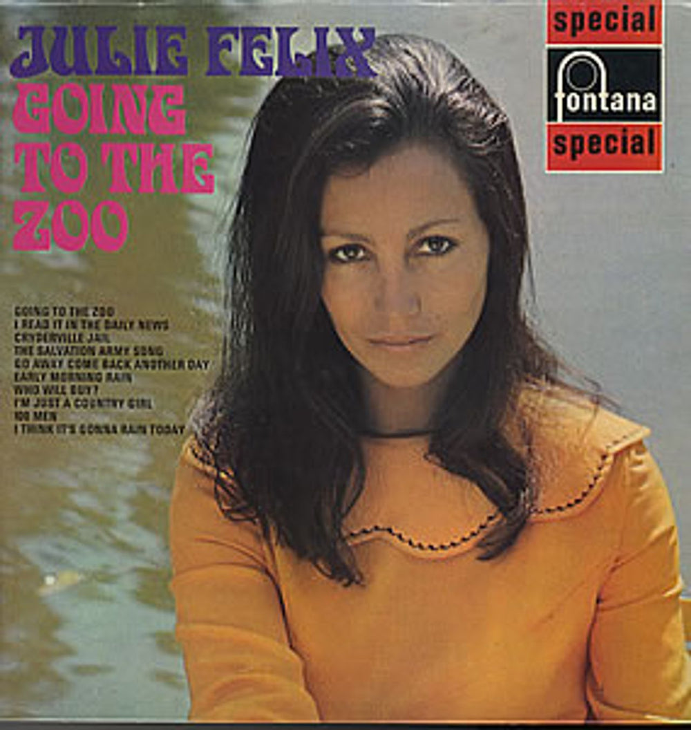 Julie Felix Going To The Zoo UK vinyl LP album (LP record) SFL13117