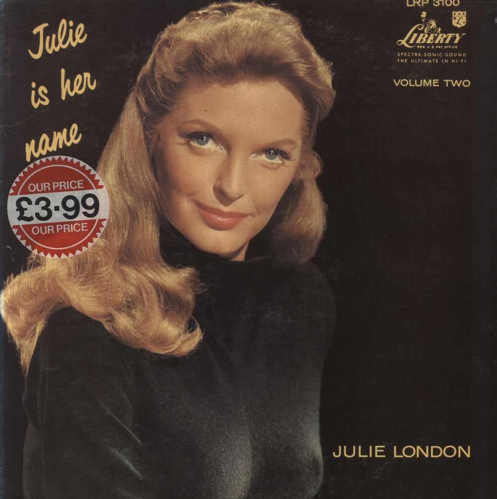 Julie London Julie Is Her Name Volume 2 French vinyl LP album (LP record) 1566201