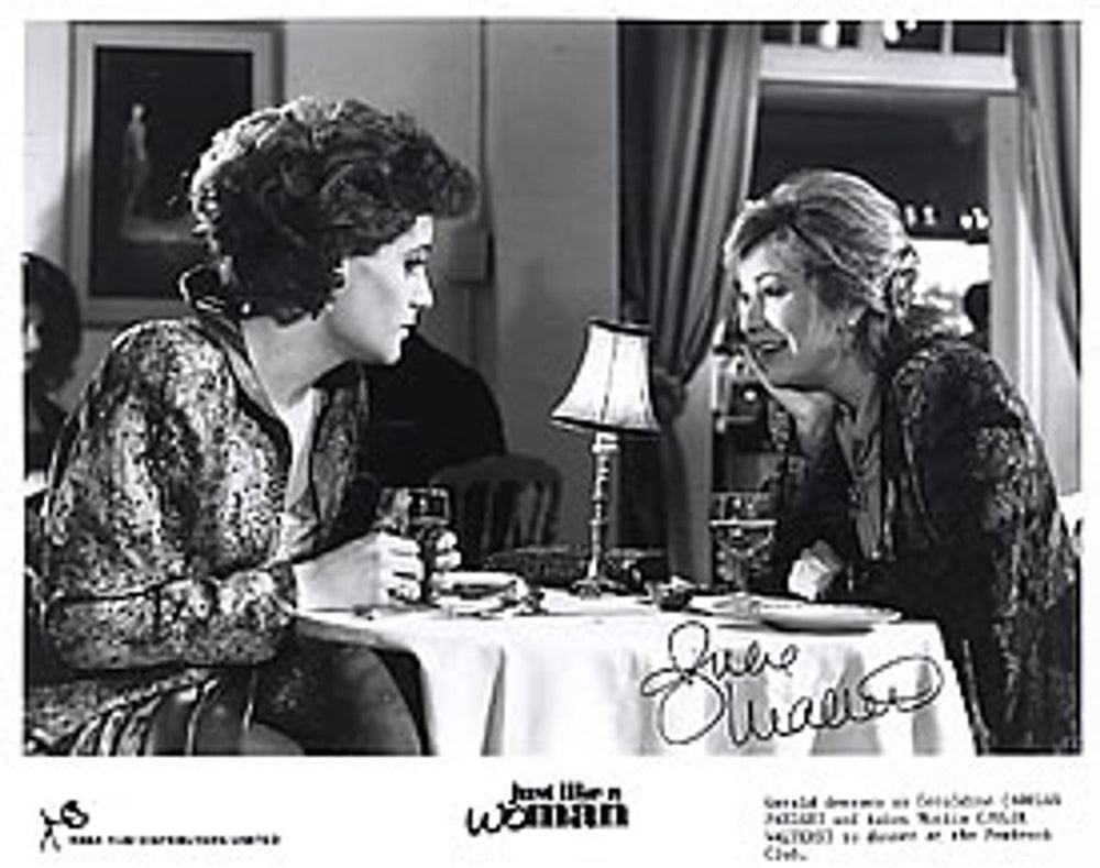 Julie Waters Just Like A Woman - Autographed UK Promo photograph SIGNED PHOTO