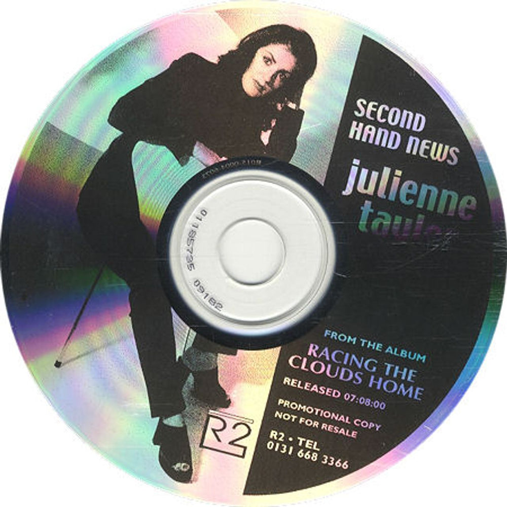 Julienne Taylor Second Hand News UK Promo CD single (CD5 / 5")