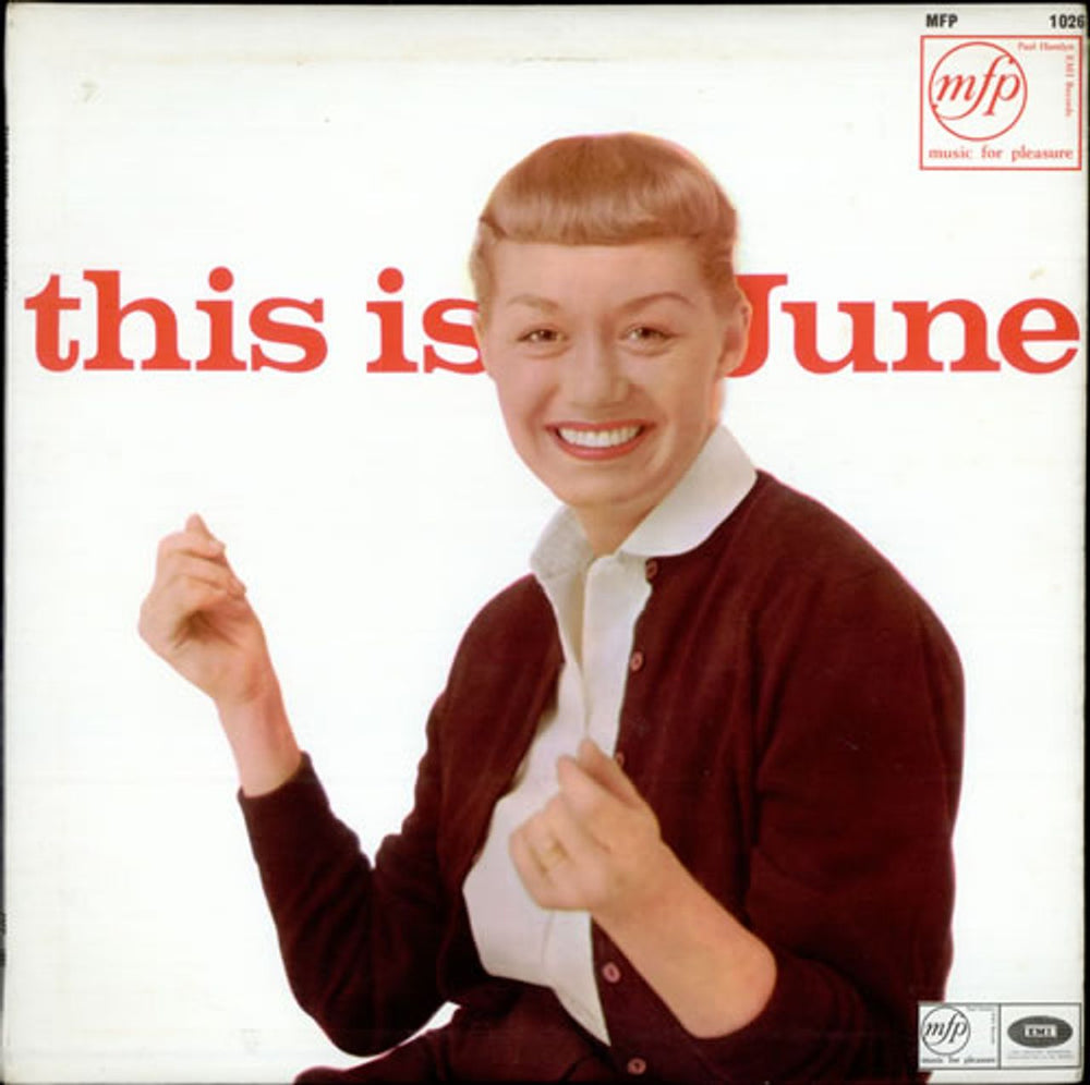 June Christy This Is June UK vinyl LP album (LP record) MFP1026