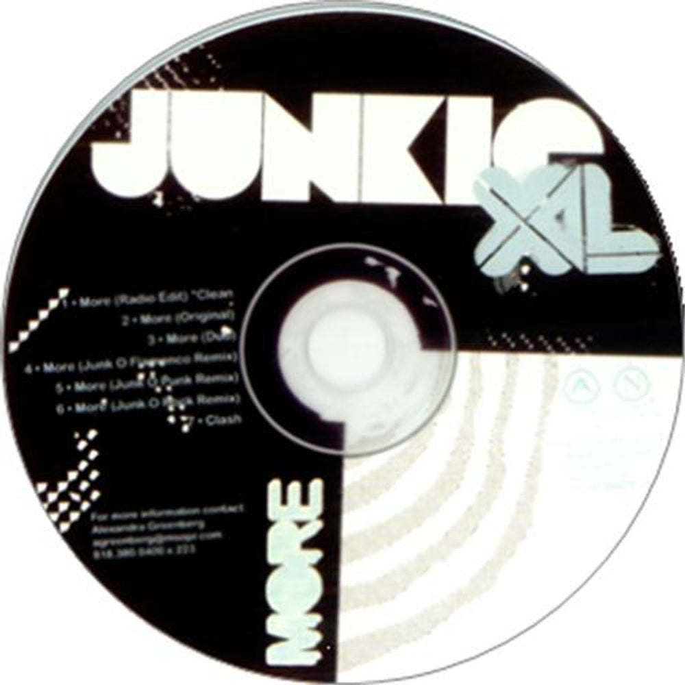 Junkie XL More Canadian Promo CD-R acetate CD-R ACETATE