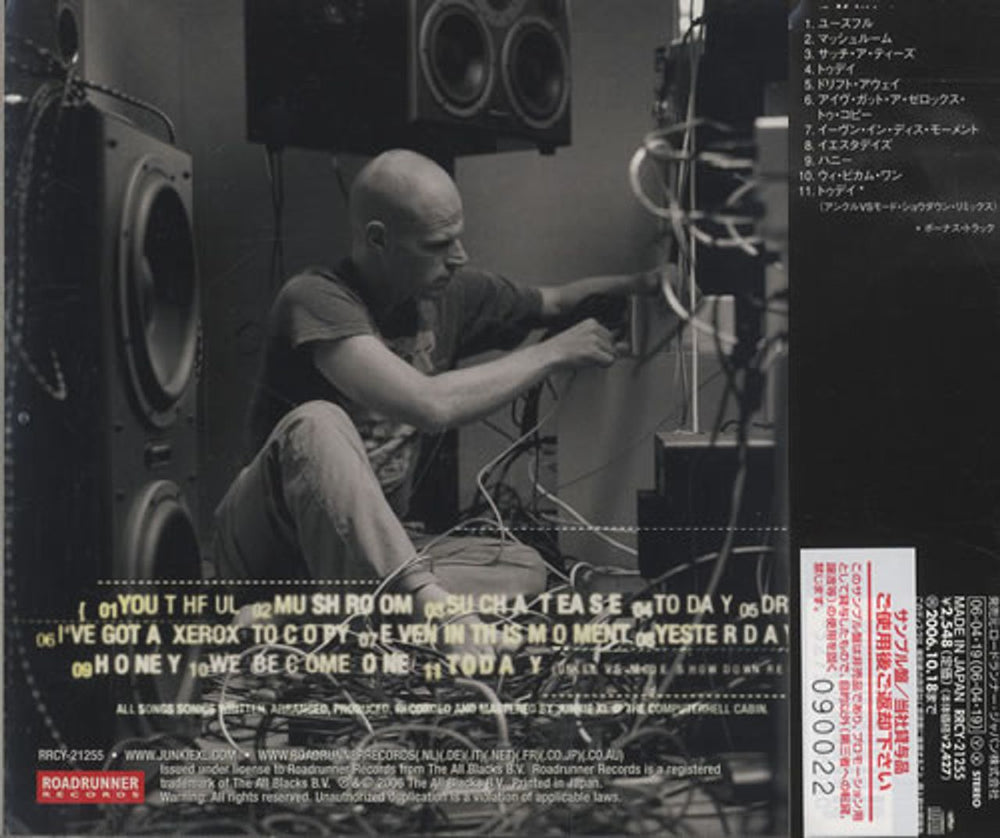 Junkie XL Today Japanese Promo CD album (CDLP) JXLCDTO446679