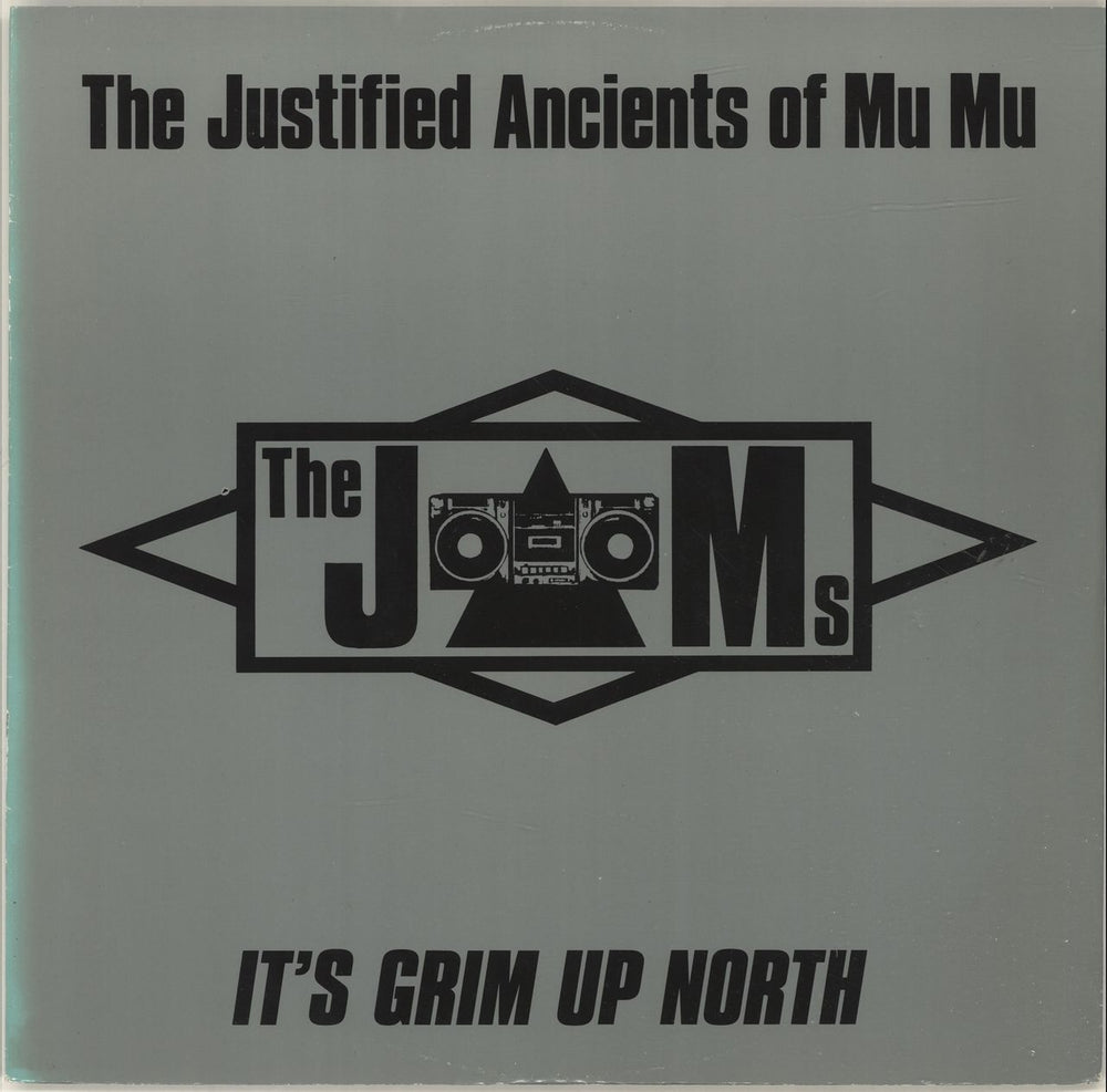 Justified Ancients Of Mu Mu It's Grim Up North UK 12" vinyl single (12 inch record / Maxi-single) JAMS028R