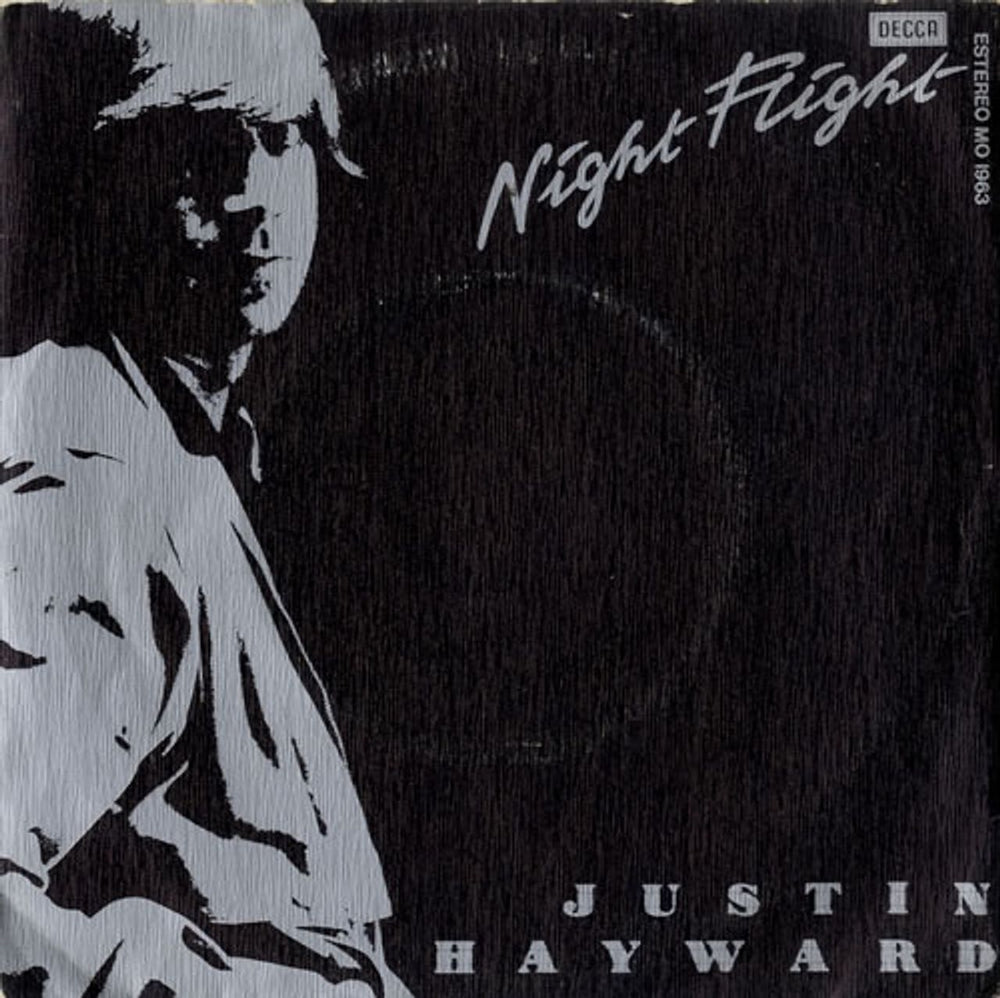 Justin Hayward Night Flight Spanish 7" vinyl single (7 inch record / 45) MO1963