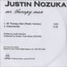 Justin Nozuka Mr Therapy Man UK Promo CD-R acetate CD-R ACETATE